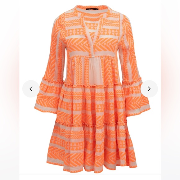 NWT! Anthropologie Devotion Twins embroidered Ella midi dress - Picture 3 of 6